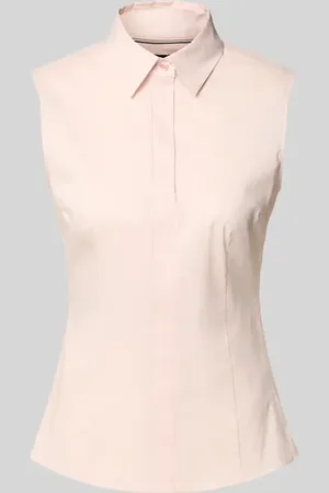 HUGO BOSS Slim Fit Blusentop mit Umlegekragen Modell 
