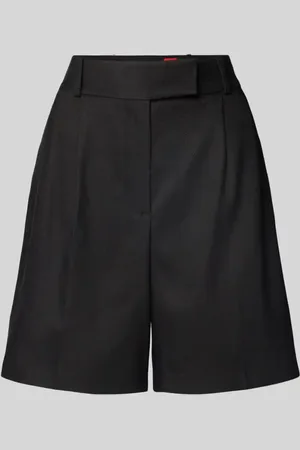 HUGO BOSS Shorts aus Leinen-Mix mit Eingrifftaschen Modell 