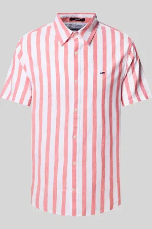 Tommy Hilfiger Regular Fit Freizeithemd aus Baumwoll-Leinen-Mix in , Größe L