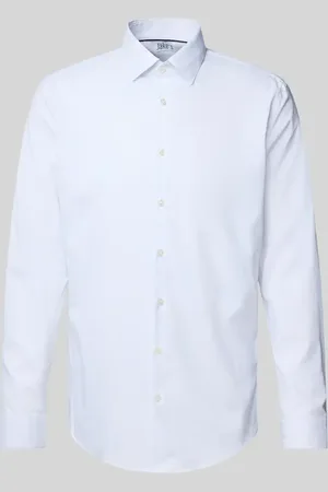 Jake*s Slim Fit Business-Hemd mit Kentkragen in , Größe 37/38