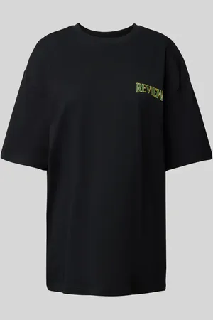 Review Oversized T-Shirt mit Label-Print in , Größe L