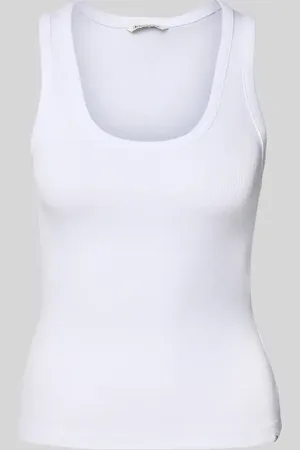 TOM TAILOR Slim Fit Tank Top in Rippoptik in , Größe S