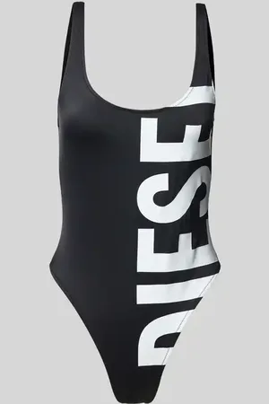Diesel Badeanzüge mit Label-Print in , Größe L