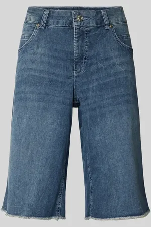 Mac Baggy Fit Jeansbermudas mit Eingrifftaschen Modell 