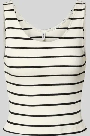 ONLY Slim Fit Tank Top in Rippoptik Modell 