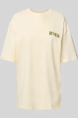 Review Oversized T-Shirt mit Label-Print in , Größe L