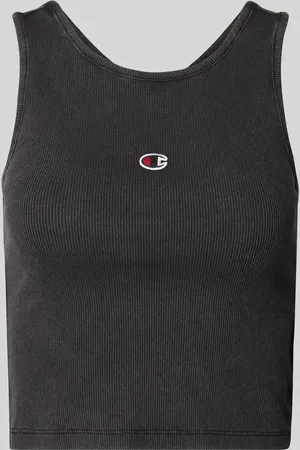 Champion Fitted Fit Crop Top mit Label-Stitching in , Größe L