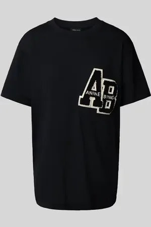 ANINE BING T-Shirt mit Label-Detail in , Größe L