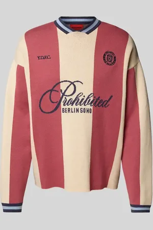 Prohibited Strickpullover mit Label-Print in , Größe L