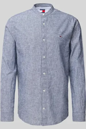 Tommy Hilfiger Regular Fit Freizeithemd aus Baumwoll-Leinen-Mix in , Größe L