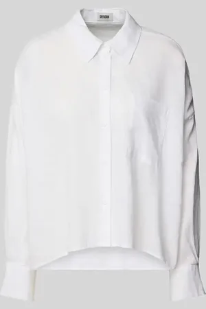 Drykorn Relaxed Fit Leinenbluse mit Brusttasche Modell 
