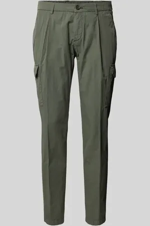 G1920 Tapered Fit Cargohose mit Bundfalten Modell 