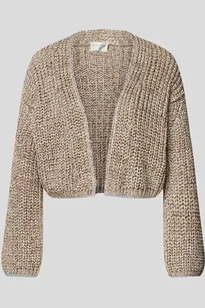 FORTE FORTE Cropped Strickjacke mit Effektgarn in , Größe S