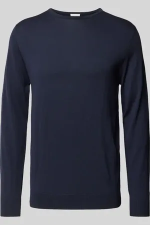 Profuomo Strickpullover mit gerippten Abschlüssen in , Größe XL