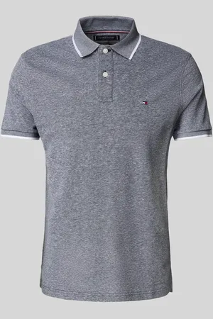 Tommy Hilfiger Regular Fit Poloshirt aus Baumwoll-Leinen-Mix in , Größe L