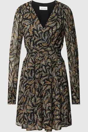 Fabienne Chapot Knielanges Kleid mit floralem Muster Modell 