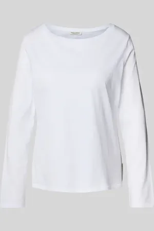 Marc O’ Polo Longsleeve aus Baumwolle mit Logo-Detail in , Größe M