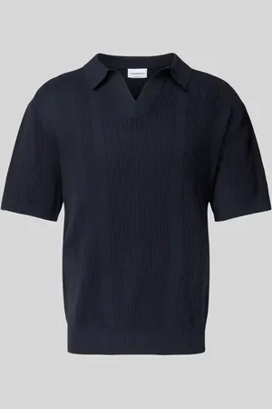 Lindbergh Oversized Poloshirt mit V-Ausschnitt in , Größe L