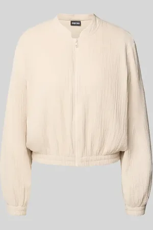 Pieces® Regular Fit Blouson aus reiner Baumwolle Modell 