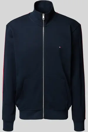 Tommy Hilfiger Regular Fit Sweatjacke aus reiner Baumwolle in , Größe L