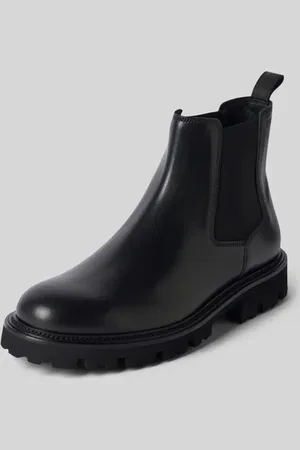 HUGO BOSS Chelsea Boots aus Leder mit Zugschlaufe Modell 