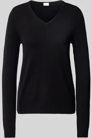 VILA Strickpullover mit V-Ausschnitt Modell 