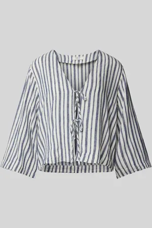 B YOUNG Bluse mit 3/4-Arm und Schnürung Modell 