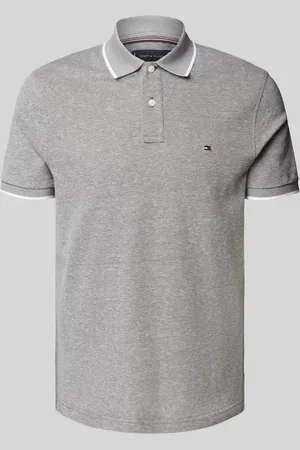 Tommy Hilfiger Regular Fit Poloshirt aus Baumwoll-Leinen-Mix in , Größe L