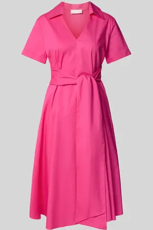 Liu Jo Knielanges Kleid mit V-Ausschnitt in , Größe 34