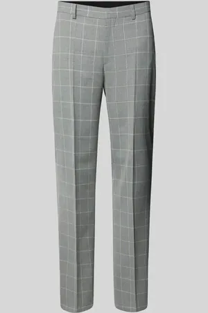 HUGO BOSS Slim Fit Anzughose mit Bügelfalten Modell 