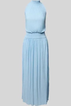 Samsøe Samsøe Midikleid mit Stehkragen und elastischem Taillenband Modell 