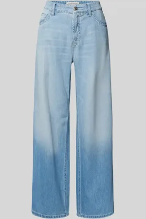 Cambio Wide Leg Jeans in verkürzter Passform Modell 