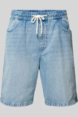 Review Relaxed Fit Jeansshorts mit elastischem Bund in , Größe L