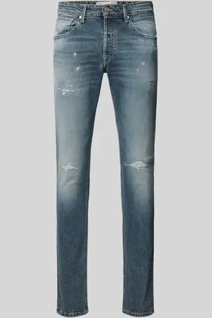 Replay Regular Slim Fit Jeans im Destroyed-Look Modell 