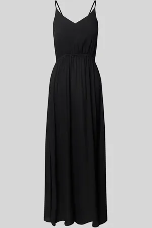 Ichi Maxikleid mit abgerundetem V-Ausschnitt Modell 
