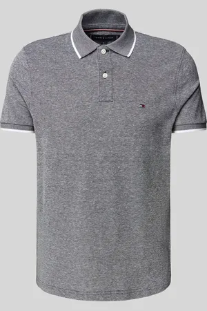 Tommy Hilfiger Regular Fit Poloshirt aus Baumwoll-Leinen-Mix in , Größe L