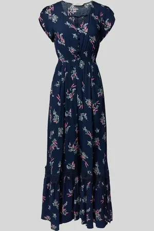 Apricot Maxikleid aus Viskose mit Knopfleiste in , Größe L