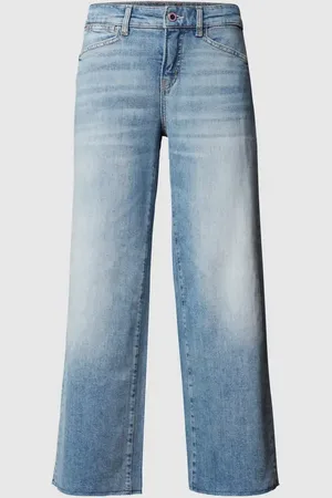 Cambio Jeans mit Brand-Detail Modell 