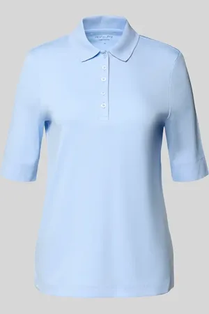 Christian Berg Poloshirt mit kurzer Knopfleiste in , Größe 36