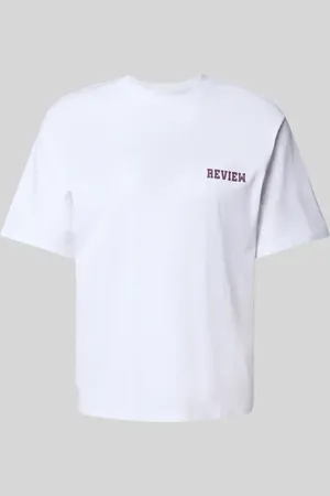 Review Regular Fit T-Shirt aus Baumwoll-Viskose-Mix in , Größe L
