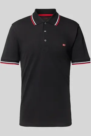 Christian Berg Poloshirt mit Label-Stitching in , Größe 3XL