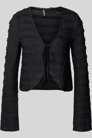 Pieces® Regular Fit Cardigan mit Spitzendetails Modell 