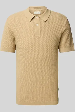 Blend Super Skinny Fit Poloshirt mit Strukturmuster Modell 