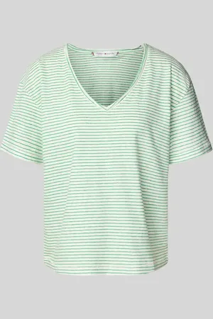 Tommy Hilfiger Relaxed Fit T-Shirt aus Leinen-Baumwoll-Mix in , Größe L