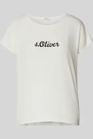 QS by s.Oliver Loose Fit T-Shirt mit überschnittenen Schultern in , Größe 34
