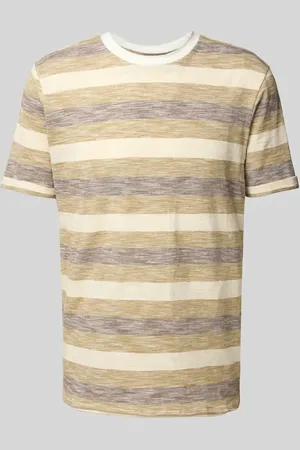 Blend T-Shirt mit geripptem Rundhalsausschnitt Modell 