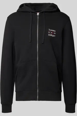 Tommy Hilfiger Regular Fit Sweatjacke aus reiner Baumwolle in , Größe L