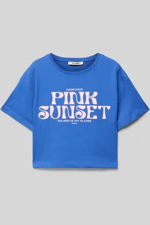 Garcia Cropped T-Shirt mit Rundhalsausschnitt in , Größe 140