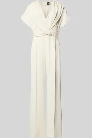 HUGO BOSS Jumpsuit mit V-Ausschnitt Modell 