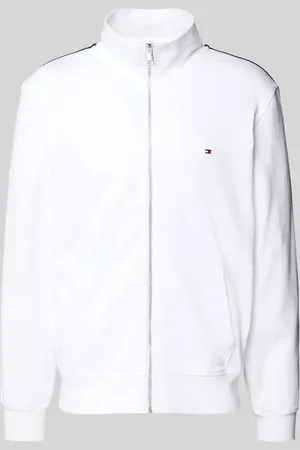 Tommy Hilfiger Regular Fit Sweatjacke aus reiner Baumwolle in , Größe L